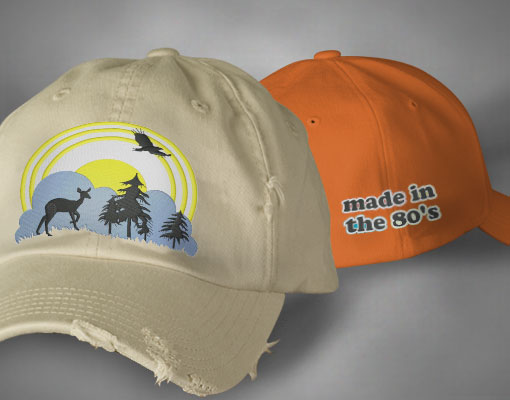 custom embroidered hats picture